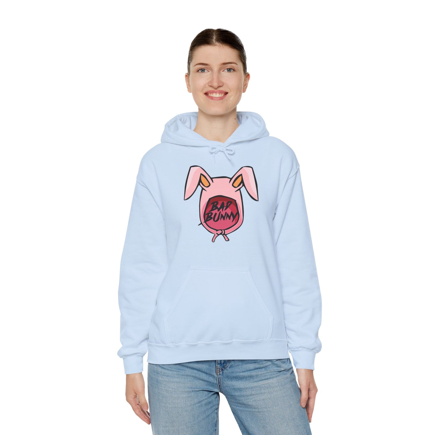 Bad Bunny Hoodie Logo Unisex Heavy Blend Hooded Sweatshirt