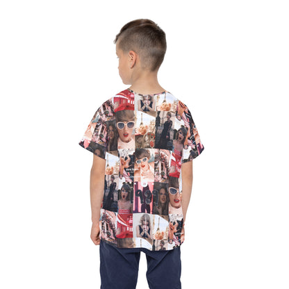 Taylor Swift 1989 Blank Space Collage Kids Sports Jersey