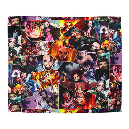 Demon Slayer Reflections Collage Microfiber Duvet Cover