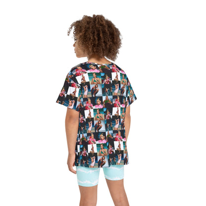 Dua Lipa Future Nostalgia Mosaic Kids Sports Jersey