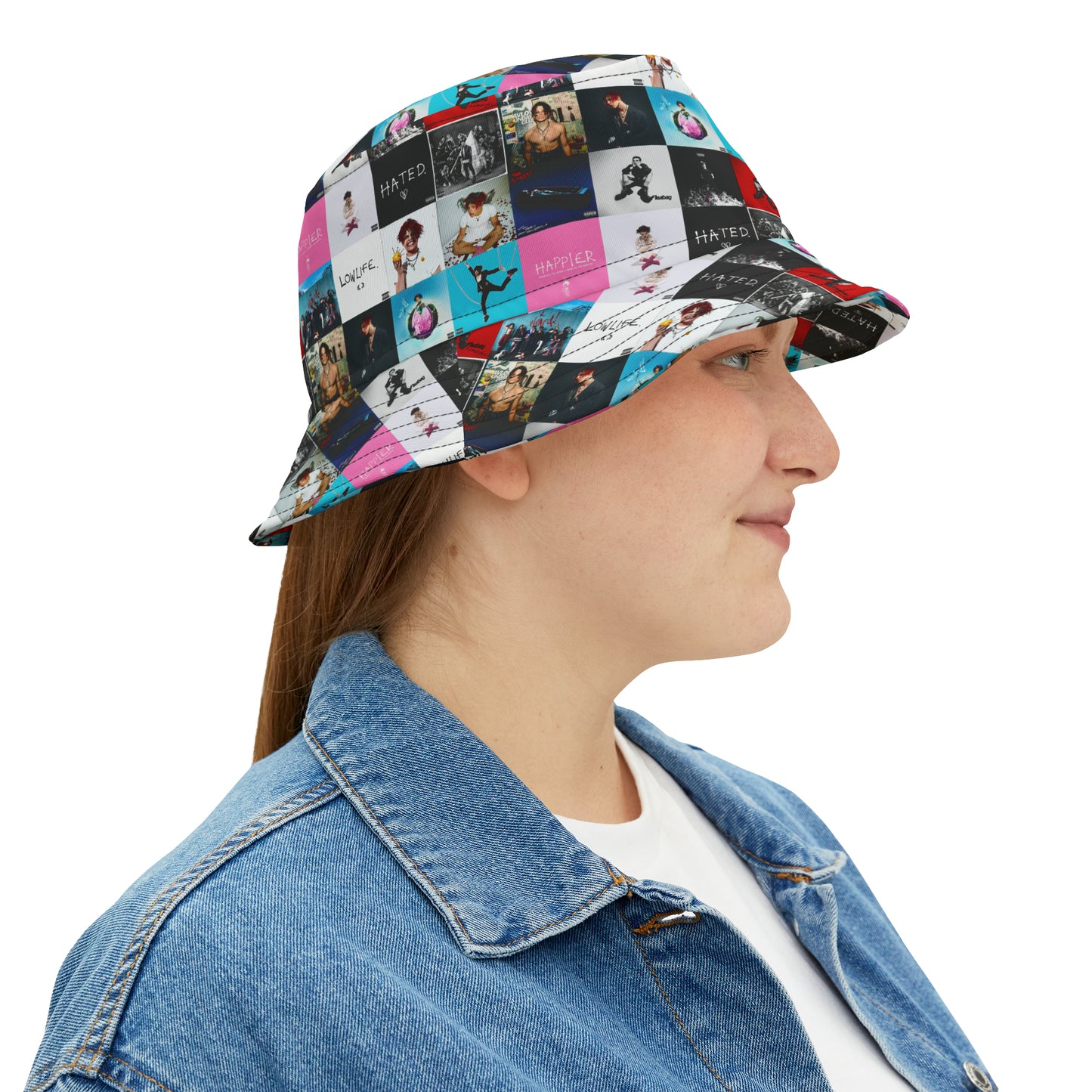 YUNGBLUD Album Cover Art Collage Bucket Hat