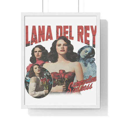 Lana Del Rey Summertime Sadness Framed Print