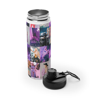 Ava Max Belladonna Photo Collage Stainless Steel Water Bottle with Sports Lid