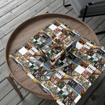 The Beatles Album Cover Collage Gift Wrap Paper