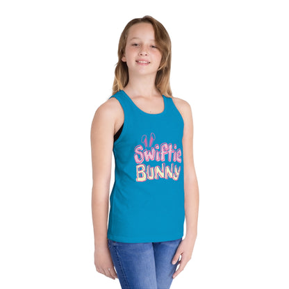 Taylor Swift Easter Swiftie Bunny Kid's Jersey Tank Top