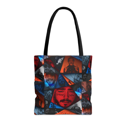 Post Malone Crystal Portaits Collage Tote Bag