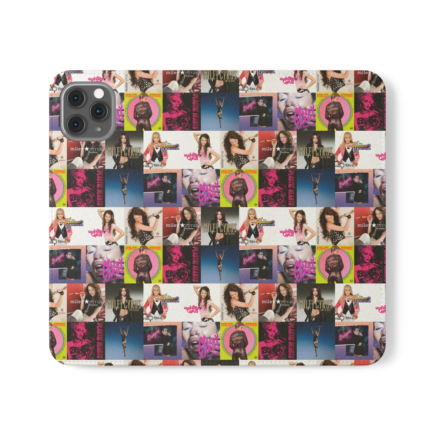 Miley Cyrus Album Cover Collage Phone Flip Case