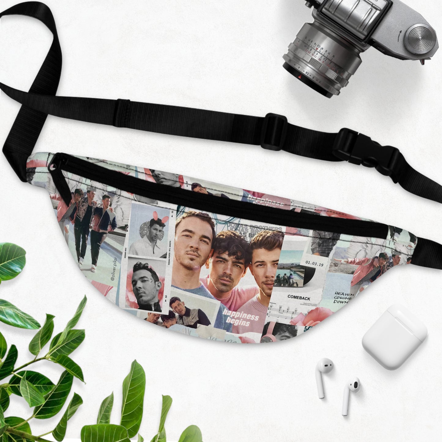 Jonas Brothers Happiness Begins Collage Fanny Pack