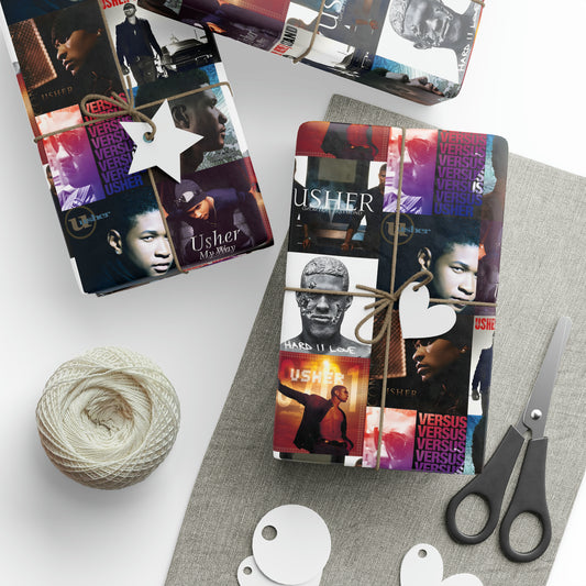 Usher Album Cover Art Mosaic Gift Wrapping Paper