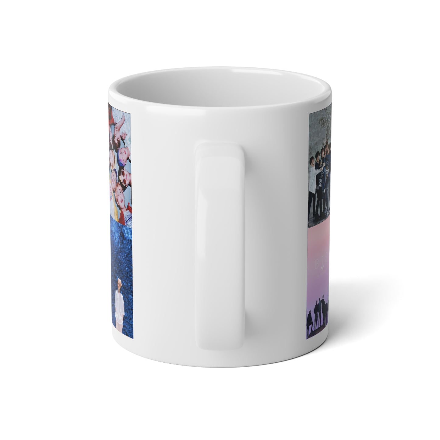 BTS Pastel Aesthetic Collage Jumbo Mug