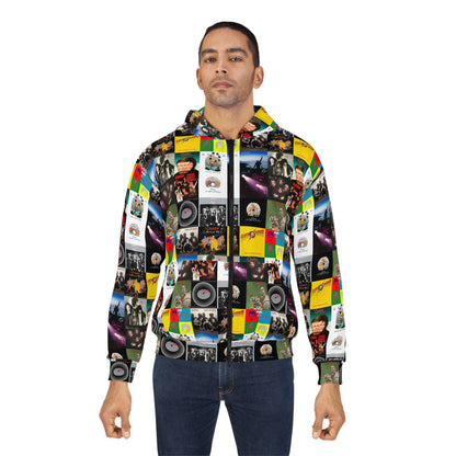 Queen Album Cover Collage Unisex Zip Hoodie