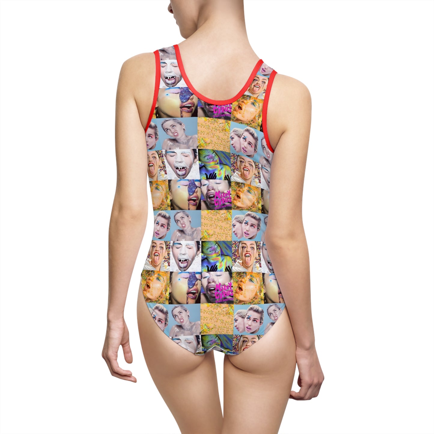 Miley Cyrus & Her Dead Petz Mosaic Women's Classic One-Piece Swimsuit