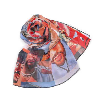 Bad Bunny Un Verano Sin Ti Photo Collage Polyester Scarf