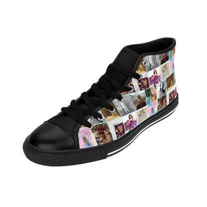 Taylor Swift Album Art Collage Women's Classic Sneakers