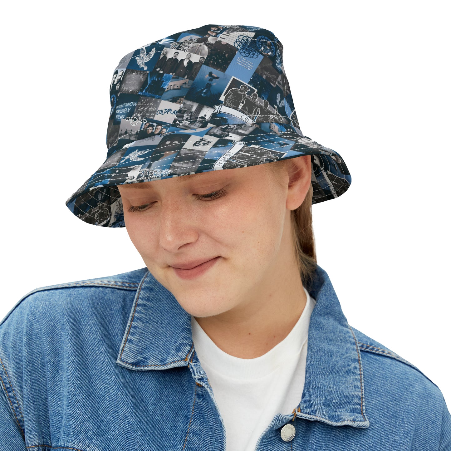 Coldplay Sunrise Sunset Collage Bucket Hat