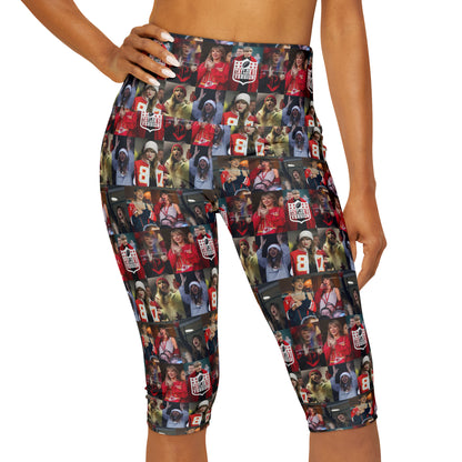 Taylor Swift Chiefs Fan Taylor's Version Yoga Capri Leggings