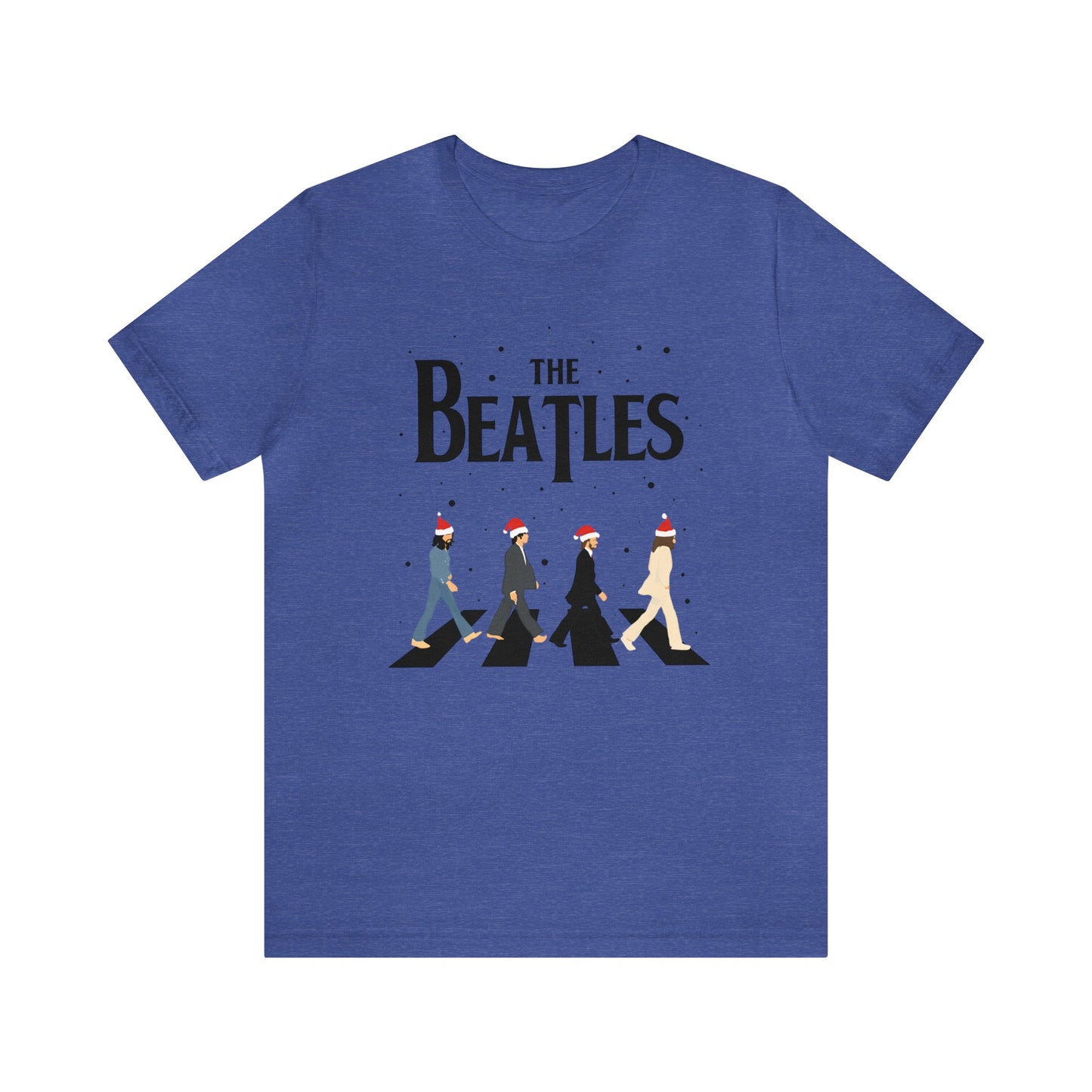 The Beatles Abbey Road Santas Unisex Jersey Short Sleeve Tee Shirt