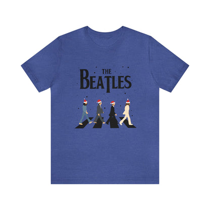 The Beatles Abbey Road Santas Unisex Jersey Short Sleeve Tee Shirt