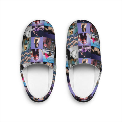 Olivia Rodrigo Album Cover Art Collage Men's Indoor Slippers