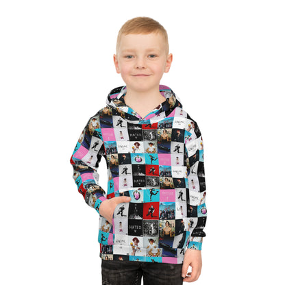 YUNGBLUD Album Cover Art Collage Kid's Hoodie