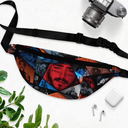 Post Malone Crystal Portaits Collage Fanny Pack