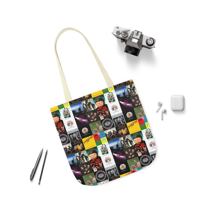 Queen Album Cover Collage Polyester Canvas Tote Bag