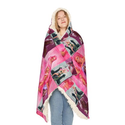 Doja Cat Hot Pink Mosaic Snuggle Blanket