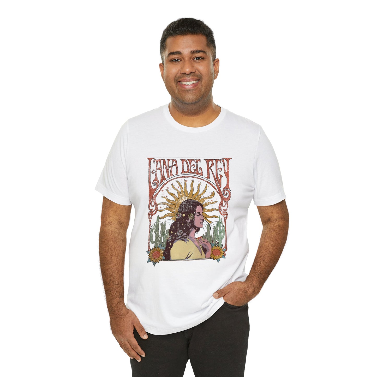 Lana Del Rey Vintage Artwork Unisex Jersey Short Sleeve Tee Shirt