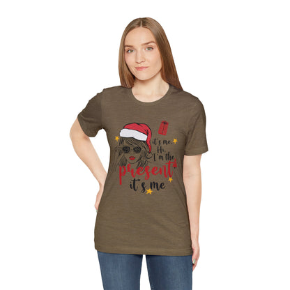 Taylor Swift I'm The Present Unisex Jersey Short Sleeve Tee Shirt