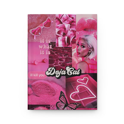 Doja Cat Pink Vibes Collage Hardcover Journal