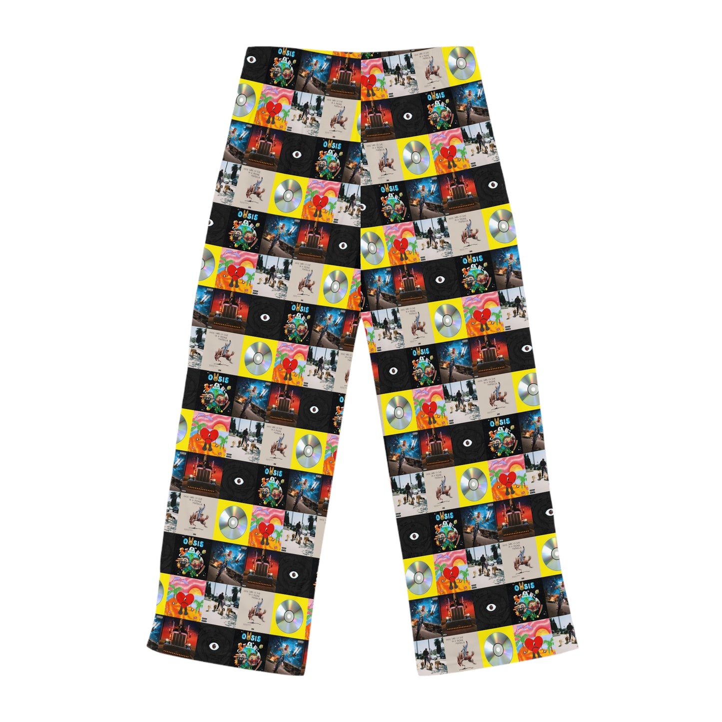 Bad Bunny Album Art Collage Women's Pajama Pants