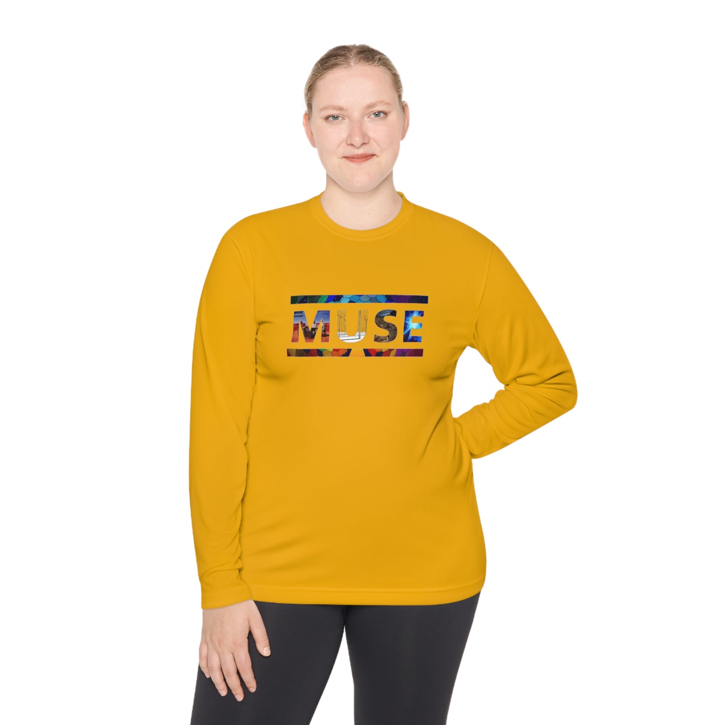 Muse Album Art Letters Unisex Lightweight Long Sleeve Tee