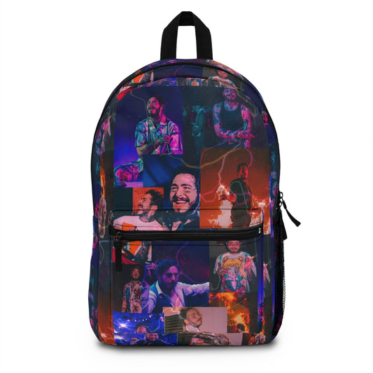 Post Malone Lightning Photo Collage Backpack