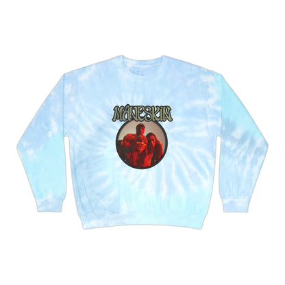 Måneskin Circular Group Photo Unisex Tie-Dye Sweatshirt