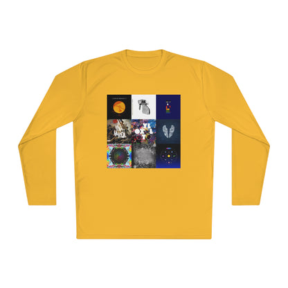 Colplay Album Cover Collage Unisex Lightweight Long Sleeve Tee