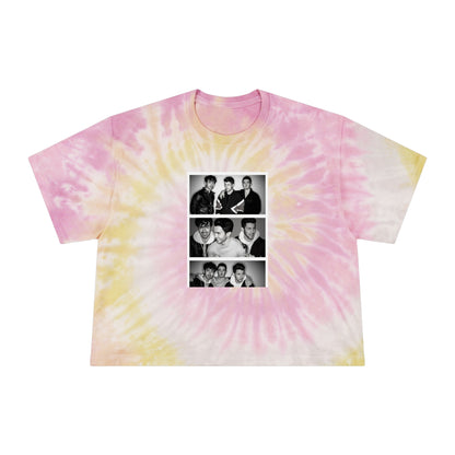 Jonas Brothers Photo Booth Women's Tie-Dye Crop Tee