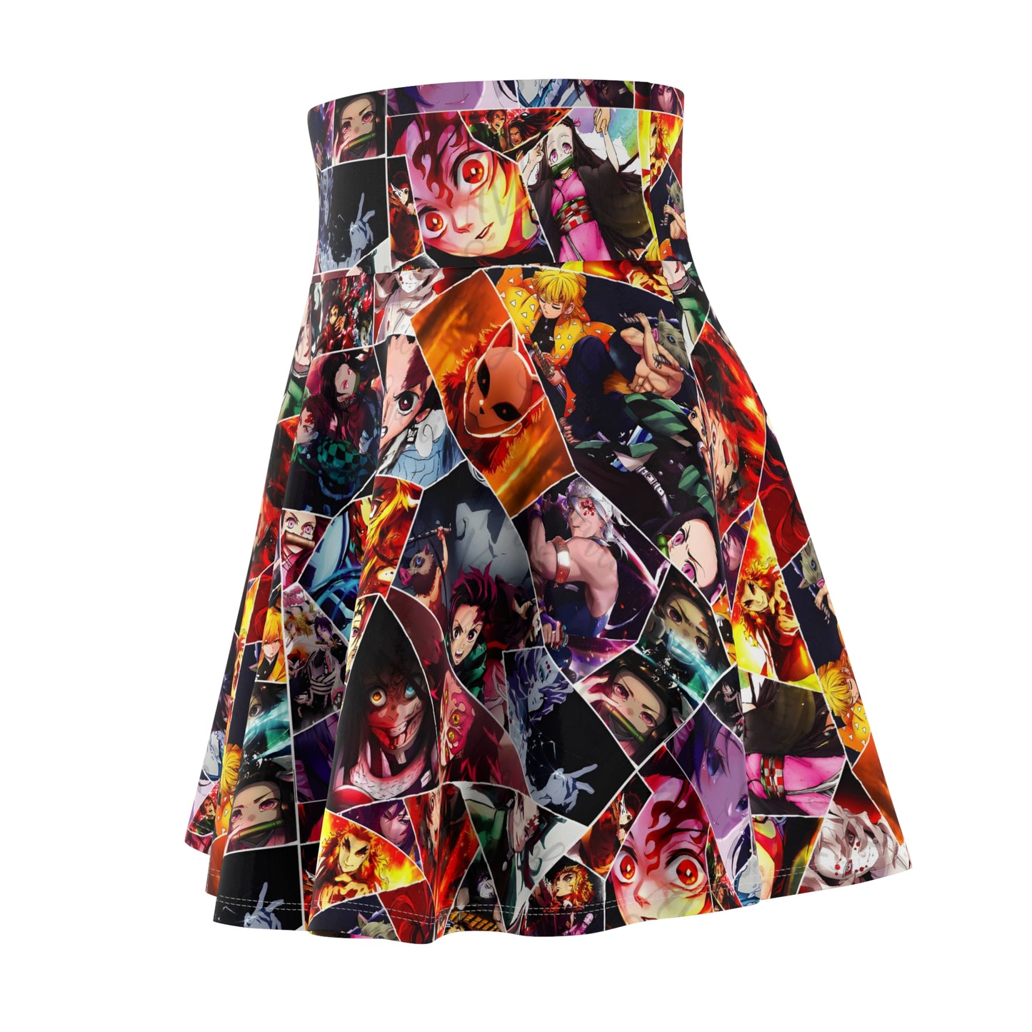 Demon Slayer Reflections Collage Women's Skater Skirt