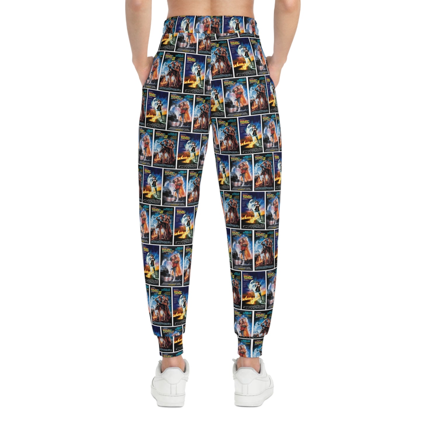 Back To The Future Movie Posters Collage Athletic Jogger Sweatpants