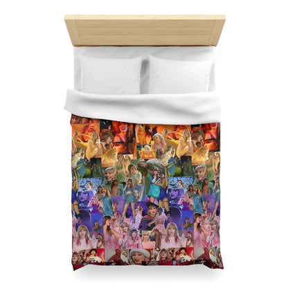 Taylor Swift Rainbow Photo Collage Microfiber Duvet Cover