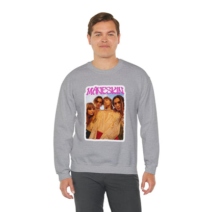 Måneskin Group Photo Unisex Heavy Blend Crewneck Sweatshirt