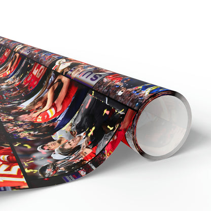 Kansas City Chiefs Superbowl LVIII Championship Victory Collage Gift Wrapping Paper