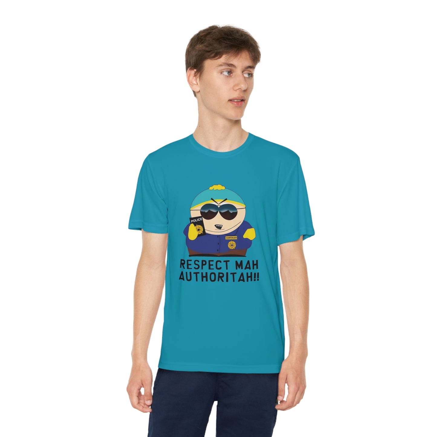 South Park Cartman Respect Mah Autheritah! Youth Competitor Tee