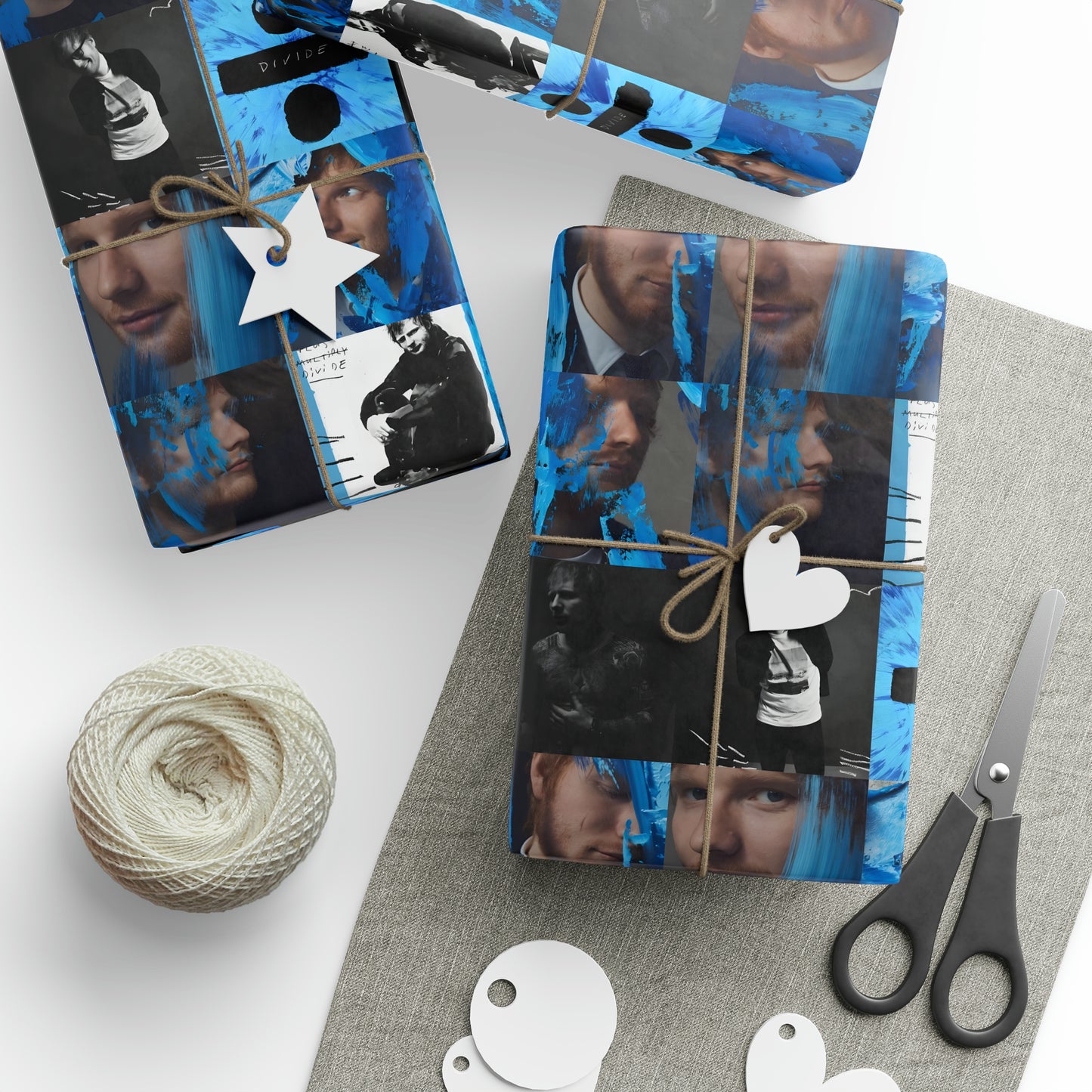 Ed Sheeran Divide Mosaic Gift Wrapping Paper