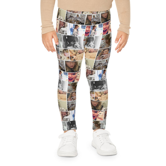 Taylor Swift's Cats Collage Pattern Kids Leggings