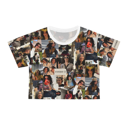 Conan Grey Being Cute Photo Collage Crop Tee