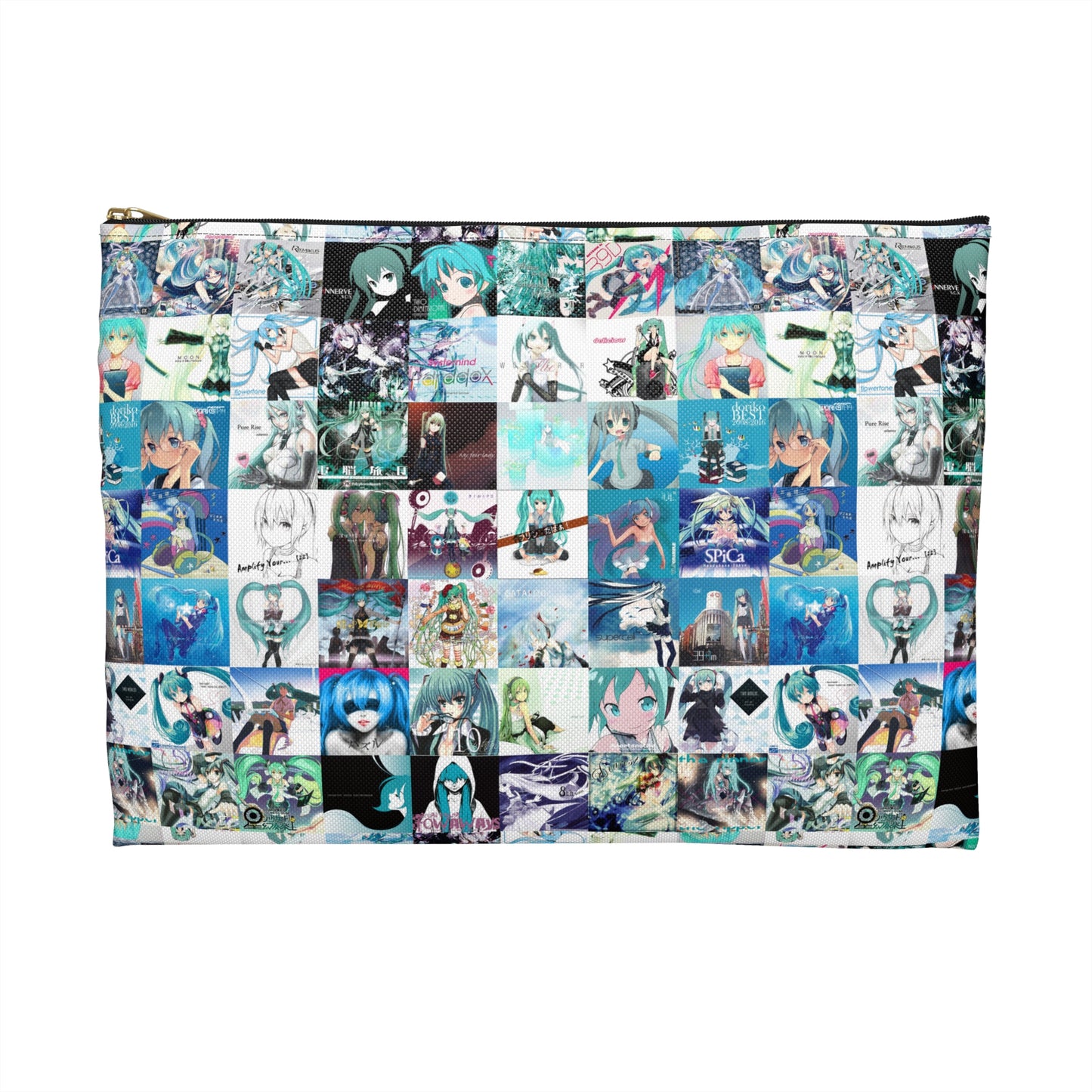 Hatsune Miku Album Cover Collage Accessory Pouch