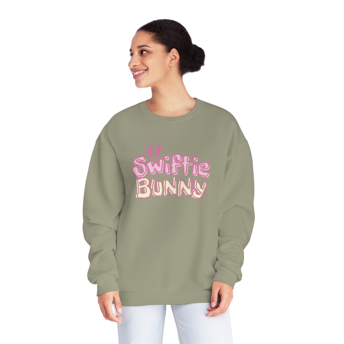 Taylor Swift Easter Swiftie Bunny Unisex NuBlend Crewneck Sweatshirt