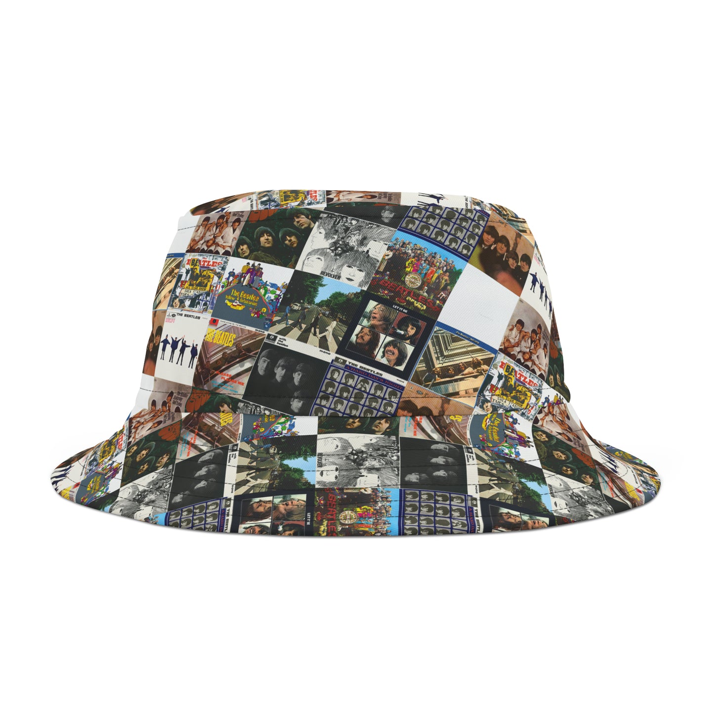 The Beatles Album Cover Collage Bucket Hat