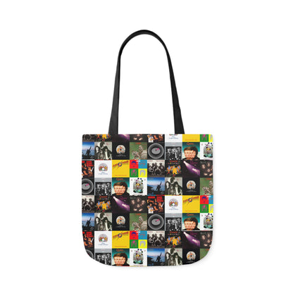 Queen Album Cover Collage Polyester Canvas Tote Bag