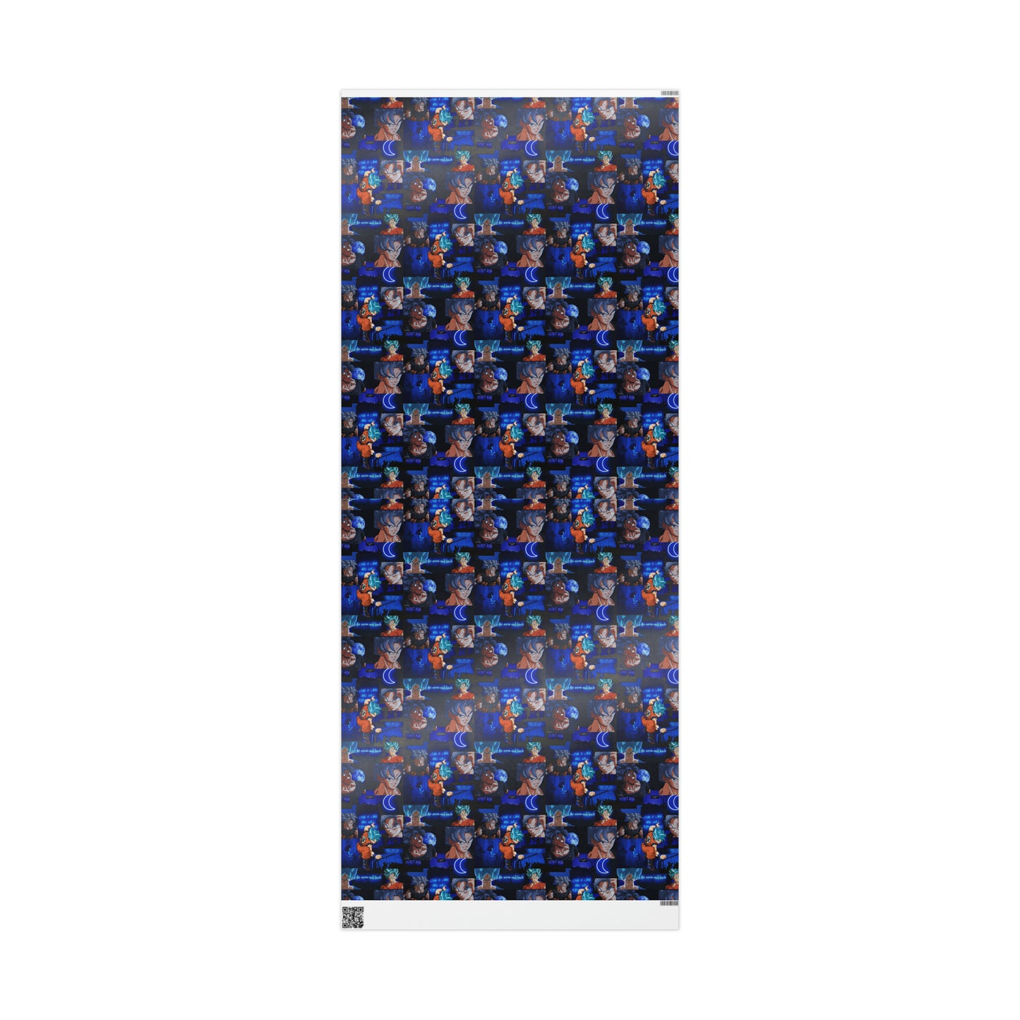 Dragon Ball Z Saiyan Moonlight Collage Gift Wrapping Paper